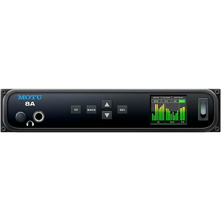 MOTU 8A Thunderbolt / USB3 / AVB Ethernet audio interface with DSP and