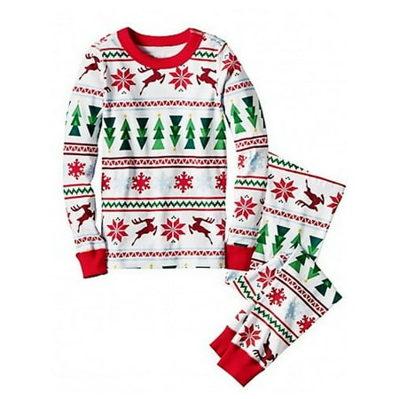 

Bebiullo Family Matching Christmas Pajamas Set Snowflake Newborn Baby Infant Sleepwear Nightwear
