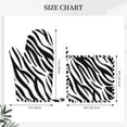 thumbnail image 3 of DouZhe Oven Mitts and Pot Holders Sets, Abstract Animal Zebra Stripes Prints Non-Slip Heat Resistant Kitchen Oven Silicone Glove, 3 of 7