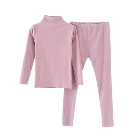 2 Piece Pajama Sets for Women Fleece Winter Warm Long Sleeve Turtleneck Pullover Tops Long Pants Lounge Sets (M Purple)