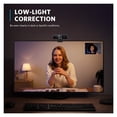 thumbnail image 4 of Caméra Web Intelligente Full HD, Mise au Point Automatique avec Encadrement, Caméra Web 1080p Mini avec Microphones à Réduction de Bruit pour Conférences, Diffusion en Direct, Enregistrement, 4 of 6