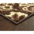 thumbnail image 6 of Mainstays Traditional Roxanne Medallion Brown Hallway Runner Rug, 1'8"x5', 6 of 8