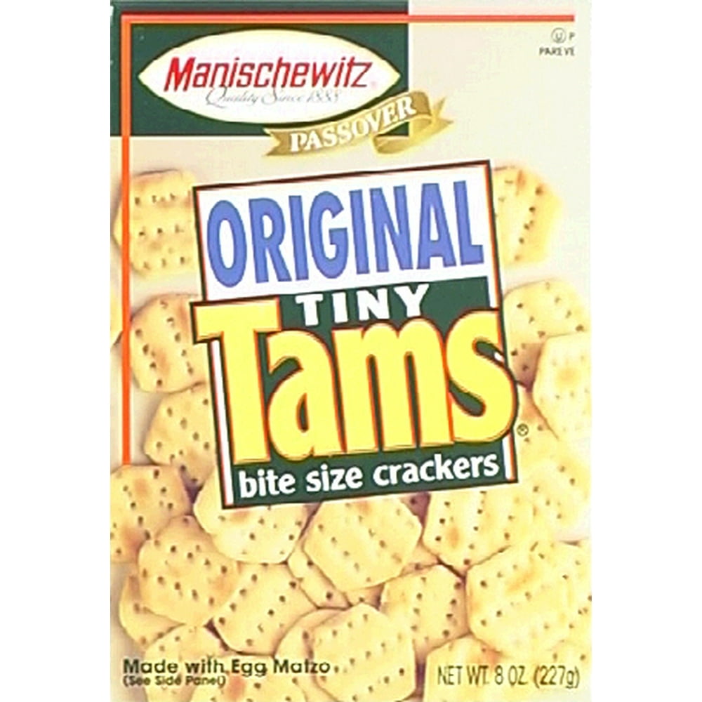 Manischewitz Tam Tam Snack Crackers, Tiny, Original, 8 Oz