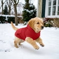 thumbnail image 5 of YYDENG Soft Polyester Dog Hooded Sweater, Warm Leg‑Less Pullover Knit Coat, Cold‑Weather Outfit Indoor Outdoor Cold‑Weather Apparel for Medium and Large Size Dogs, 5 of 8