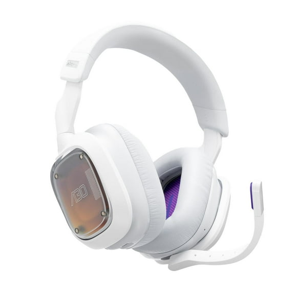 Logitech G Astro A30 LIGHTSPEED Wireless Gaming Headset - Bluetooth, Dolby Atmos/3D Audio Compatible, Detachable Boom, 27hr battery, for PS5, PS4, Nintendo Switch, PC, Android<br> - White