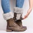 thumbnail image 4 of Dress Choice 4 Pairs/Set Women Plush Leg Warmers Short Furry Fuzzy Leg Cuffs Girls Winter Knitted Boot Socks, 4 of 8