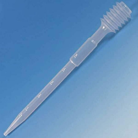 Globe Scientific Transfer Pipette,15mL,192mm L,PK100 138005-100