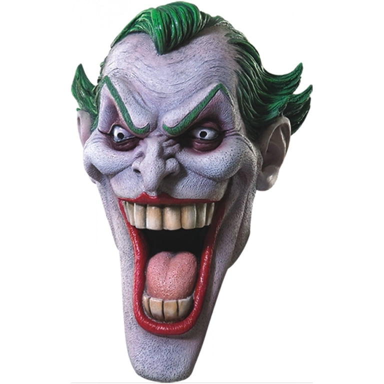 The Joker マスク コスプレ用 Deluxe Adult Joker Latex Mask - Walmart.com
