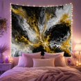 thumbnail image 2 of Fluid Art Marble With Like, Mystical Fantasy for Space Lovers, Galaxy Room Decor Statement Accent, Housewarming Gift, Tapestry Wall Hanging for Bedroom and Dorm, 2 of 5