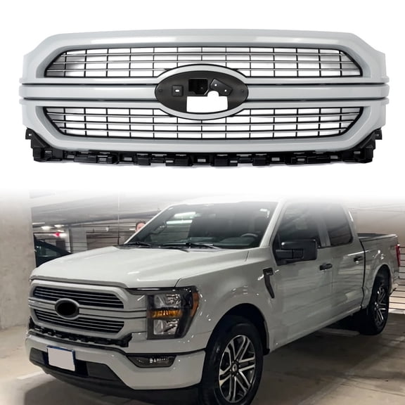Avalanche Gray Limited Grill For Ford F-150 F150 2021-2023 Front Bumper Grille
