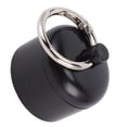 thumbnail image 3 of Joyero De Viaje, Estuche Para Anillos, Organizador De Almacenamiento Portátil Pequeño Con Llavero, Color Negro, 3 of 7