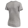 thumbnail image 3 of Women's Heathered Gray Seattle Storm Primary Logo V-Neck T-Shirt, 3 of 3
