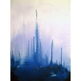 thumbnail image 2 of Clement, Diane 19x24 White Modern Wood Framed Museum Art Print Titled - Blue Winter, 2 of 4