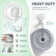 thumbnail image 5 of JingChun 1Pc Suction Cup Hooks, Small Clear Heavy Duty Vacuum Suction Hooks Shower Wall Suction Cup Hangers Removable Reusable Window Glass Door Suction Holder for Bathroom Kitchen, 5 of 7