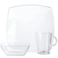 thumbnail image 4 of Gibson 130984.12RR Soho Lounge Dinnerware Glass, Clear - 12 Piece, 4 of 8