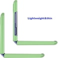 thumbnail image 4 of Galaxy Z Flip Case,Anti-Slip Shock-Proof Anti-Fingersprints Protective Cover Case Designed for Samsung Galaxy Z Flip 2020,Green, 4 of 11