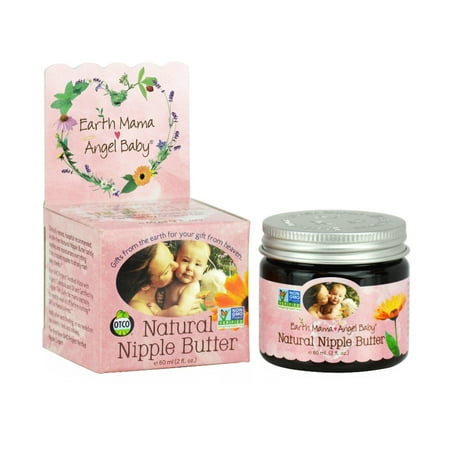Earth Mama Organic Nipple Butter for Breastfeeding and Dry Skin (2 Fl. (Best Nipple Cream For Breastfeeding Babies)