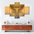 thumbnail image 3 of TISHIRON 5PCS Framed Canvas Wall Art Set,60"x40" Mayan Civilization Ruler Snake King Canvas Art Decor, 3 of 7