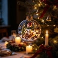 thumbnail image 5 of Christmas Story Ornaments, Glowing Snowman Sled with Christmas Tree & Lantern for Christmas Tree Decor, Holiday Home Decor& Festive Gift, 5 of 6