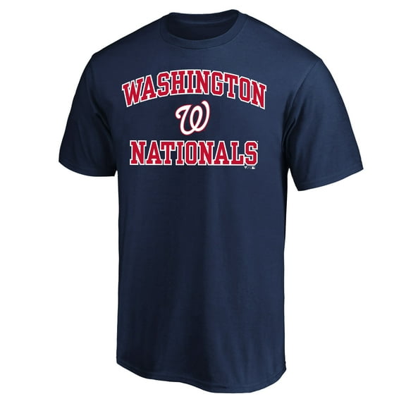 Men's-Profile Navy Washington Nationals Big & Tall Heart & Soul T-Shirt