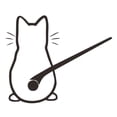 thumbnail image 1 of Pegatina de dibujos animados con forma de gato para limpiaparabrisas trasero, pegatina reflectante para limpiaparabrisas, pegatina para coche, 1 of 5