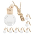 thumbnail image 1 of 8 botellas de aceite esencial para coche, ambientador, de vidrio, minibotella de perfume (10 ml), 1 of 6