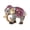 Purple, variant on SmartBy Unisex Brooch Rhinestone Decor Retro Oil-drip Enamel Elephant Shape Anti-slip Suit Coat Collar Hat Scarf Decoration Clothes Pin Party Prom Bride Wedding Garment Jewelry