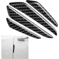 thumbnail image 4 of 4 Uds. Adhesivo protector de abolladuras para puerta de coche de fibra de carbono negro para coche SUV Van - ZXWSL, 4 of 5
