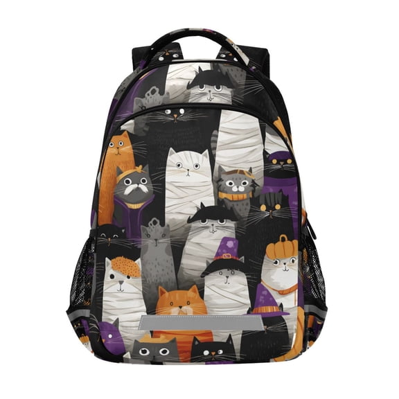 ALAZA Doodle Cat Cute Backpack Elementary School Bag Bookbag Travel Rucksack