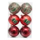 thumbnail image 5 of 6 adornos navideños de bolas, decoración navideña, manualidades, ligeros, para árbol de Navidad. Rojo Verde, 5 of 9