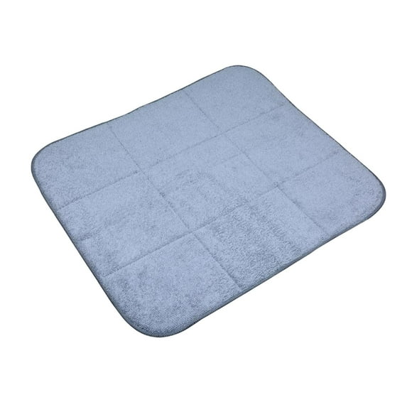 DOLITY Countertop Place Mat Serve Plates Mat Multi Use Dish Drying Mat Water A-Gray