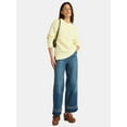 thumbnail image 2 of Time and Tru Women's Chenille Sweater with Long Sleeves, Midweight, Sizes XS-XXXL, 2 of 5