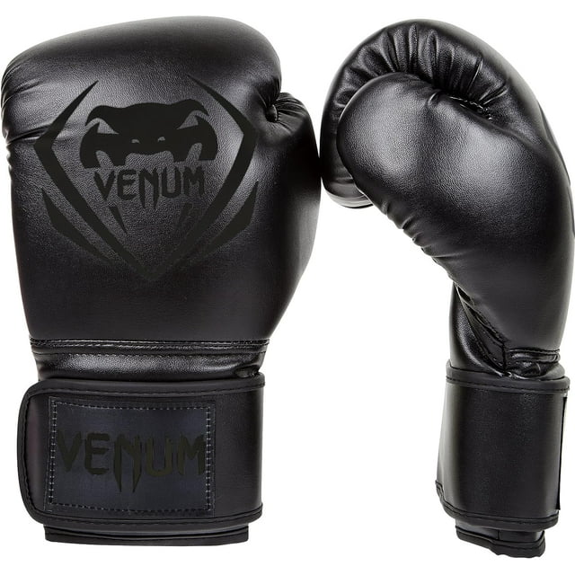 Guantes de boxeo Venum Contender unisex para adultos, 14 oz, negros