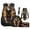 Black Cat Lightning, variant on Uorisanigo 5 Pcs Boys Backpack Set Camo Hunting School Bag Book Bag with Lunch Box Pencil Case Water Bottle Sleeve Keychain Kids Teens Schoolbags with Front Pocket Back Pack for Travel Sport Hiking