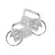 thumbnail image 5 of EeaseMX 50 llaveros de tela DIY con anilla para el cuello, accesorios para correa de equipaje (25 mm, plateados), 5 of 7