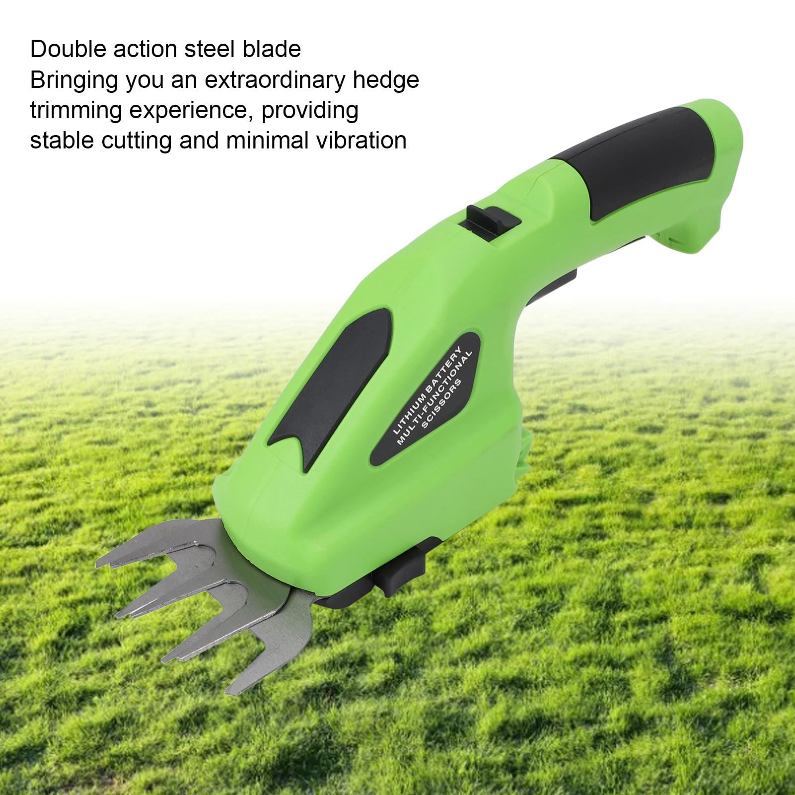 Xirurus 2‑in‑1 Cordless Grass Shear & Hedge Trimmer – 1300 mAh Battery, Dual‑Action Steel Blades, Ergonomic Anti‑Slip Handle