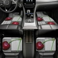 thumbnail image 7 of Naloa Cherries laid Car Foot Mat Set of 4 Pieces - Universal Floor Liner Neoprene Full Set Floor Mats for Cars Trucks SUV, 7 of 7
