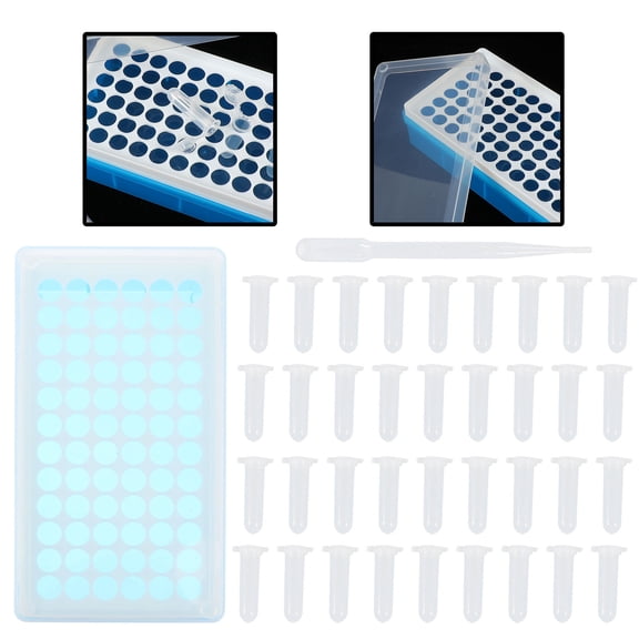 COMPUKAS Shrimp Eggs Incubator Tool Brine Shrimp Storage Box Set Blue Plastic 1 Set