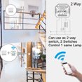 thumbnail image 3 of Yeacher 90-250V Wifi Dimmer Module Dimmer Switch Smart Light Switches 2 Way Switch Voice Control APP Remote Control Timing Function Mini Design, 3 of 7