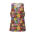 thumbnail image 4 of Gaeub Daisies Flowers Men's Athletic Tank Top, Workout Sleeveless Shirts, Running Tank Tops for Gym, Running, Training - X-Large, 4 of 9