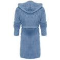 thumbnail image 4 of RYDCOT Womens Robes Long Plush Thick Warm Plush Bathrobe for Women, Long Fluffy Comfy House Coat Long Flannel Sleepwear, 4 of 5