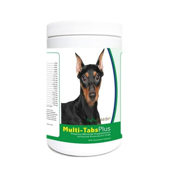 Healthy Breeds 840235173595 German Pinscher Multi-Tabs Plus Chewable Tablets - 365 Count