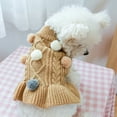 thumbnail image 3 of TELOLY Dog Sweater,Everyday Warm Wear Dog Sweaters for Small Dogs Male,Versatile Pet Use Dog Clothes for Small Dogs,Blue1,S, 3 of 4