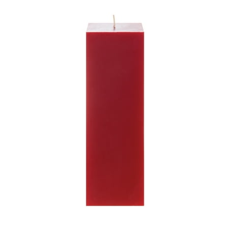 - Mega Candles Unscented Red Square Pillar Candle | Hand Poured Premium Wax Candles 3