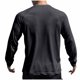 thumbnail image 5 of pstuiky manga larga para hombre, Camiseta deportiva de entrenamiento para hombre, de color liso, transpirable, de malla, holgada y de manga larga con cuello redondo. Tops de hombre xl, 5 of 5