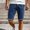 Blue, variant on EQWLJWE Men's Jeans Shorts Summer Denim Shorts Classic Fit Casual Distressed Short Pants with Pockets
