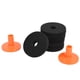 thumbnail image 5 of Kit de almohadillas de fieltro para tambor, 7 Uds., accesorios para platillos antifricción resistentes al desgaste, negro, naranja y rojo (50mm (WC75)), 5 of 8