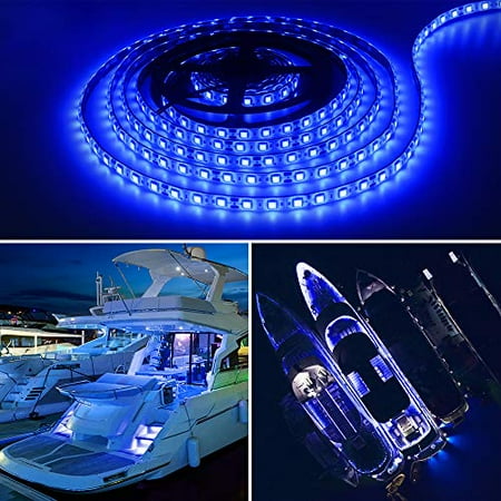

Obcursco Pontoon LED Light Strip Waterproof Marine LED Light Boat Interior Light Boat Deck Light for Night Fishing. Ideal for Pontoon and Fishing Boat