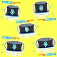 thumbnail image 5 of YORIN Trampolines Outdoor with Sprinkler and Lights, 1000LBS 10FT Trampoline for Kids and Adults, Backyard Heavy Duty Trampoline with Enclosure Net, Basketball Hoop, Ladder, Birthday Gift, 5 of 8