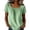 Green, variant on CHUMUD Womens Summer Tops Square Neck Short Sleeve Gathered Blouse, Casual Loose Fit Top